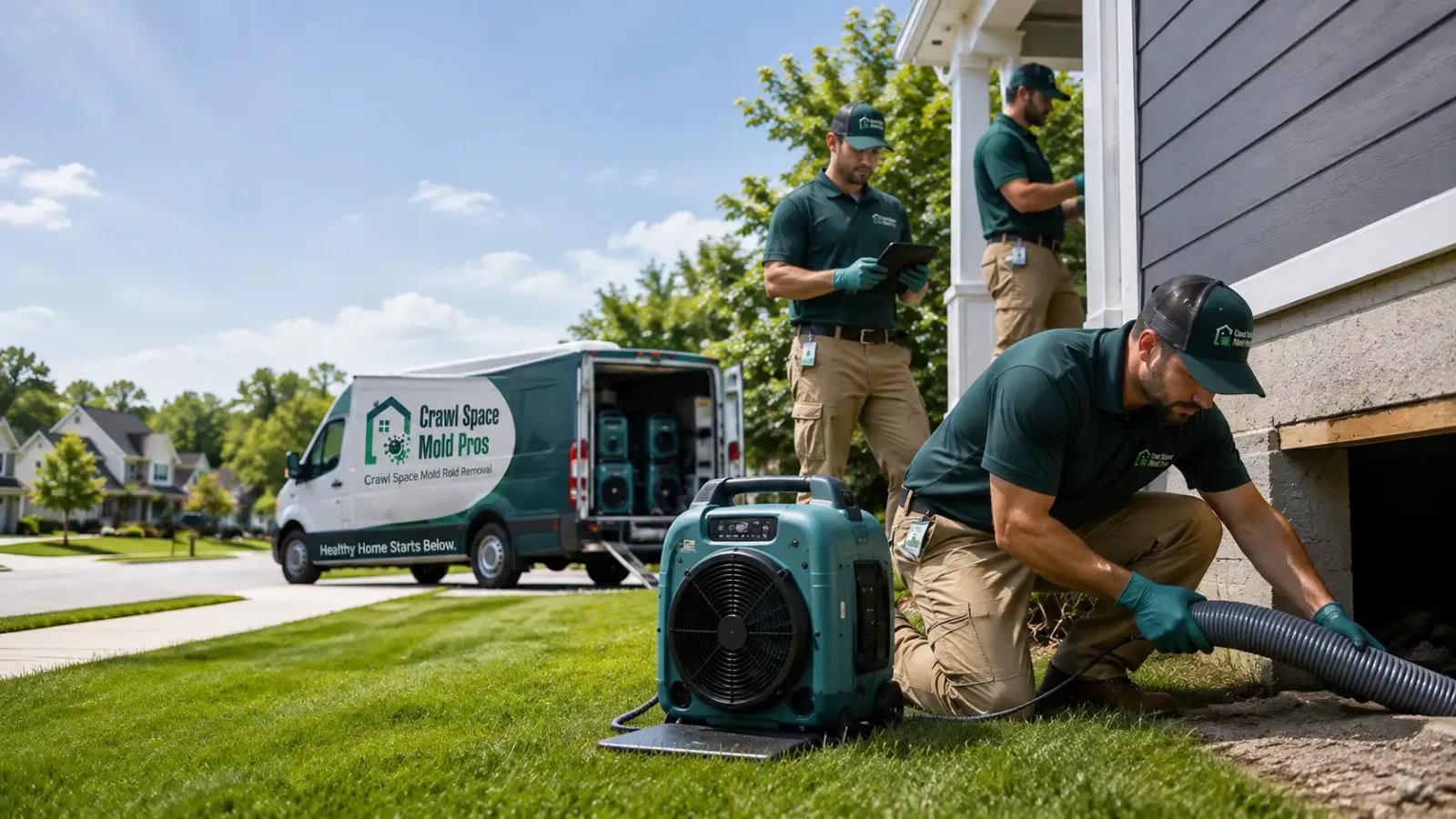 Crawl Space Mold Removal in Central Islip, NY